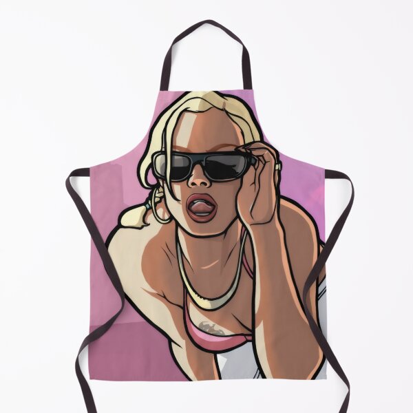 Item preview, Retro Blonde Girl Synthwave - Vice Tropical Beach Vector Poster designed and sold by Billy Morfo™.
