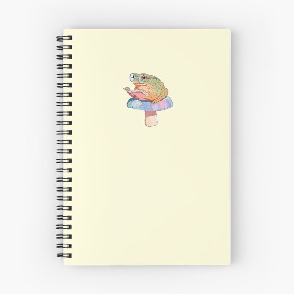 Item preview, Cute Bookworm Frog Reading on Mushroom designed and sold by jianina-alondra.