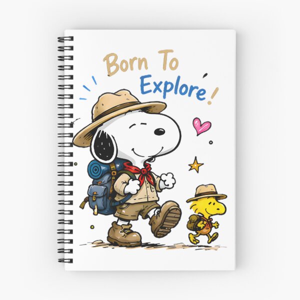 Item preview, Snoopy & Woodstock: Born To Explore Adventure | Limited Edition designed and sold by DodgerTheHunter.