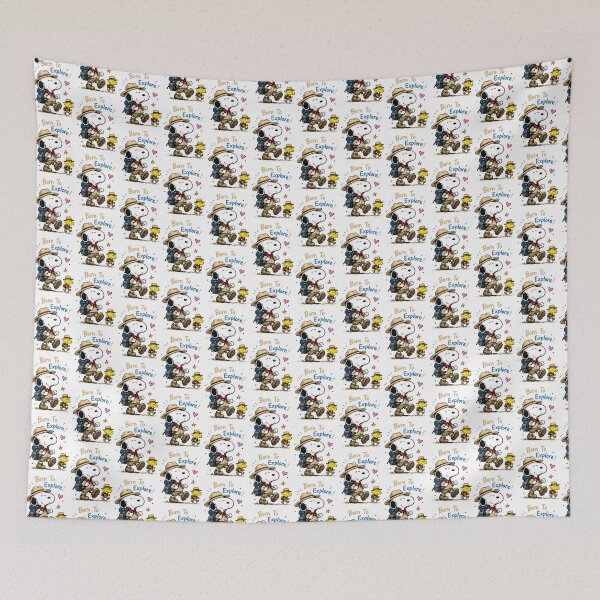 Item preview, Snoopy & Woodstock: Born To Explore Adventure | Limited Edition designed and sold by DodgerTheHunter.