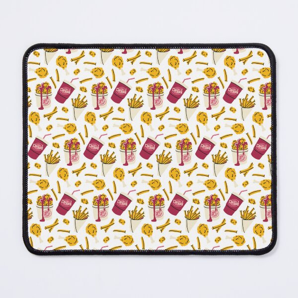 Item preview, Crispy Fried Chicken and French Fries Pattern designed and sold by Panna Limon Store.