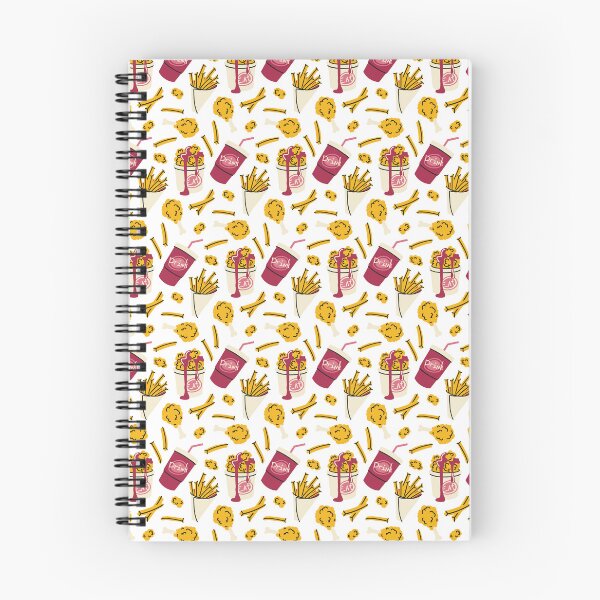Item preview, Crispy Fried Chicken and French Fries Pattern designed and sold by Panna Limon Store.