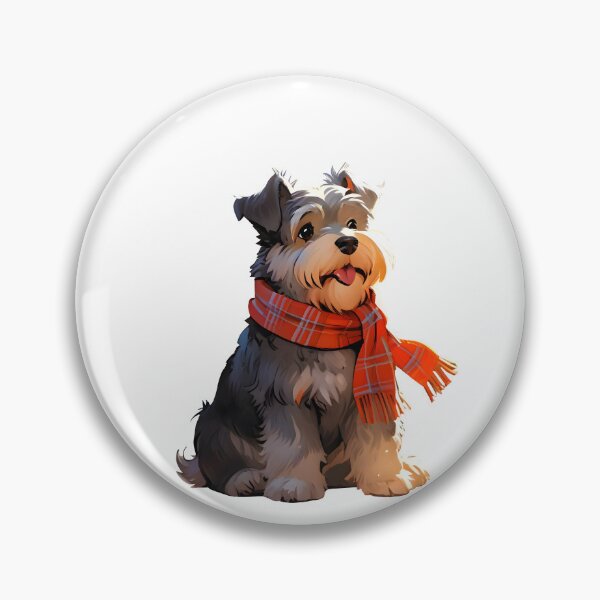 Item preview, Cute Autumn Schnauzer Art designed and sold by Kedspicedesign.