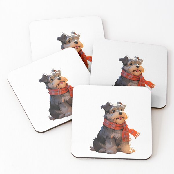 Item preview, Cute Autumn Schnauzer Art designed and sold by Kedspicedesign.