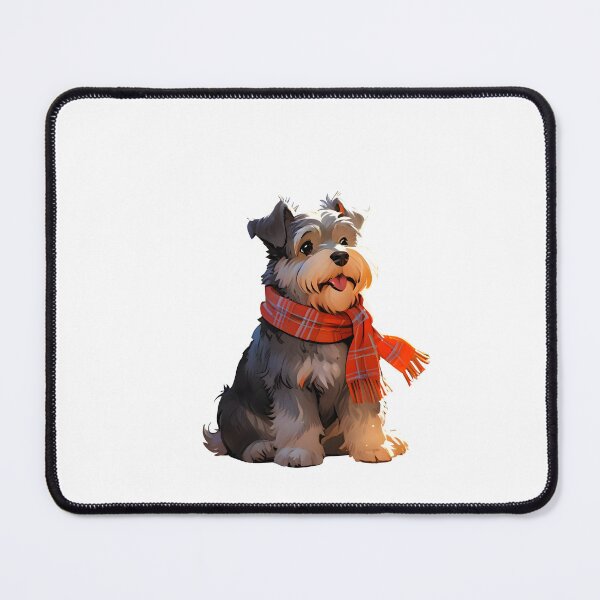 Item preview, Cute Autumn Schnauzer Art designed and sold by Kedspicedesign.