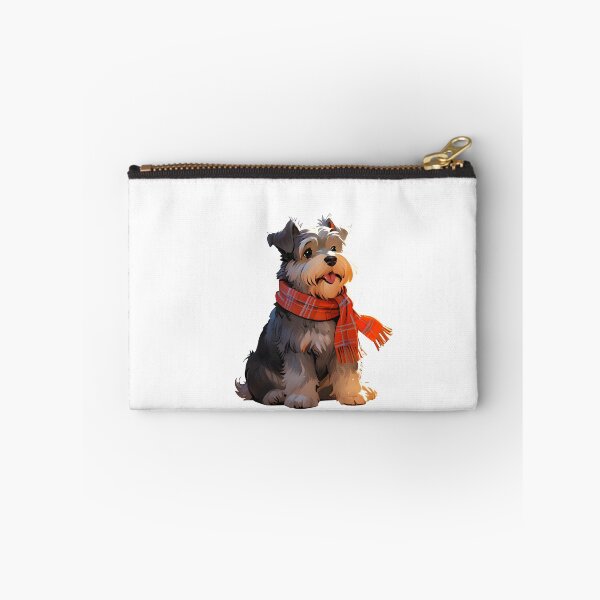 Item preview, Cute Autumn Schnauzer Art designed and sold by Kedspicedesign.