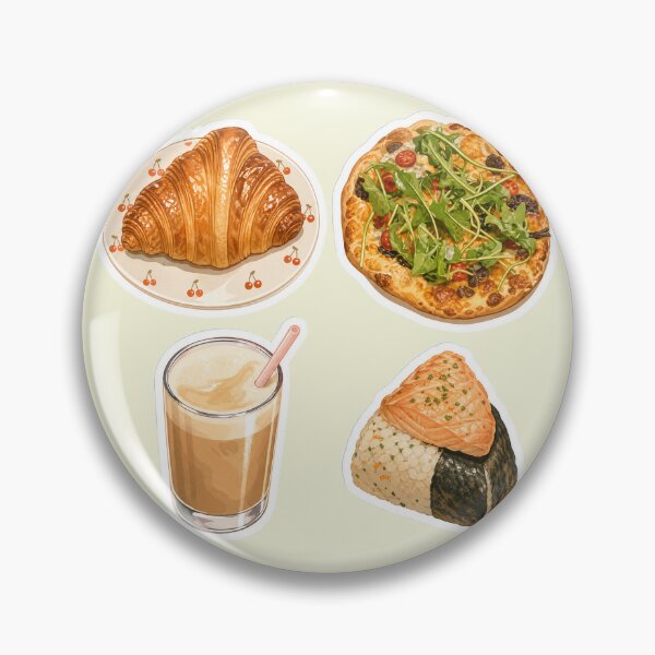 Item preview, Cozy Cafe Food Aesthetic Minimalist Art designed and sold by MuseAI.