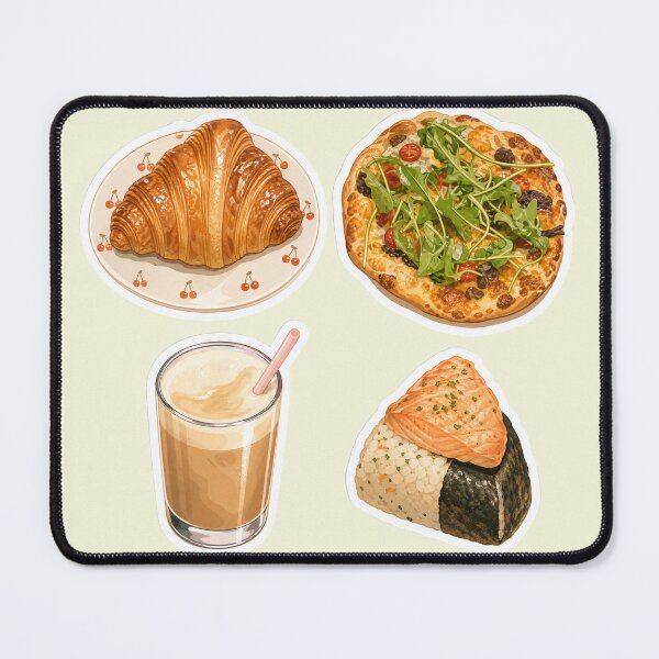 Item preview, Cozy Cafe Food Aesthetic Minimalist Art designed and sold by MuseAI.
