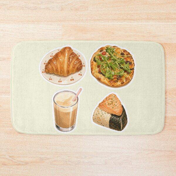 Item preview, Cozy Cafe Food Aesthetic Minimalist Art designed and sold by MuseAI.