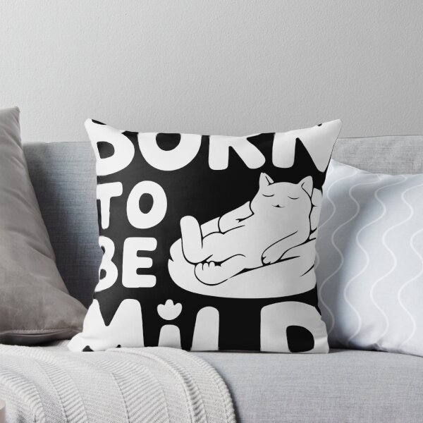 Item preview, Born to be Mild Cat in Black designed and sold by Mavazi.