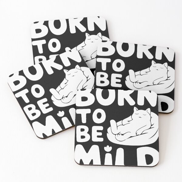 Item preview, Born to be Mild Cat in Black designed and sold by Mavazi.