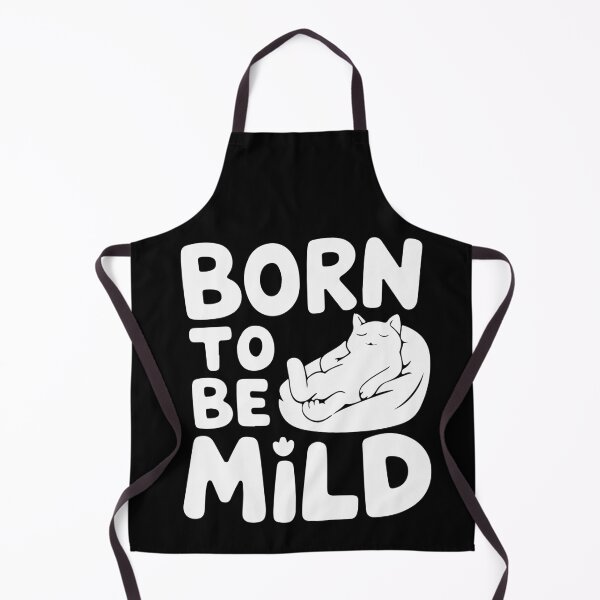 Item preview, Born to be Mild Cat in Black designed and sold by Mavazi.