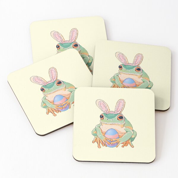 Item preview, Cute Easter Frog Holding Egg designed and sold by jianina-alondra.
