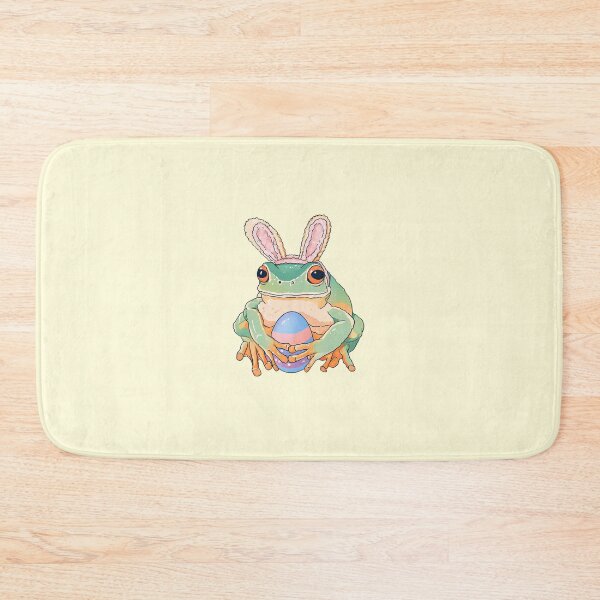 Item preview, Cute Easter Frog Holding Egg designed and sold by jianina-alondra.