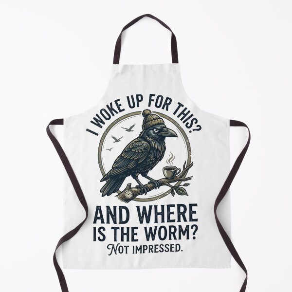 Item preview, I Woke Up For This Funny Crow Coffee designed and sold by designwiss.