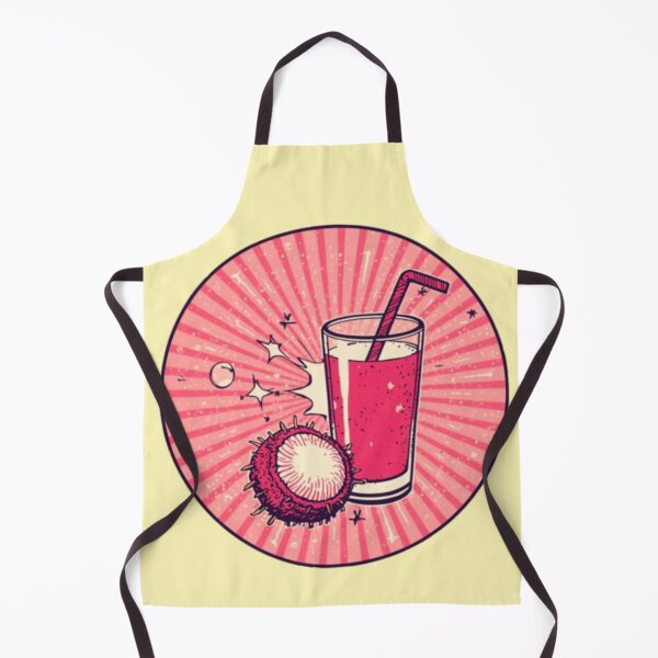 Item preview, Glass of lychee juice ilillustration designed and sold by DuliDoodles.