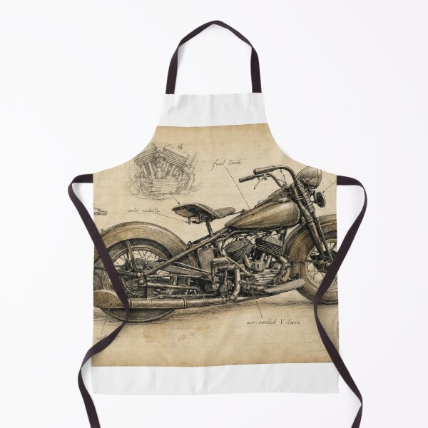 Item preview, Vintage Motorcycle Mechanic’s Sketchbook designed and sold by Russell Thorne.