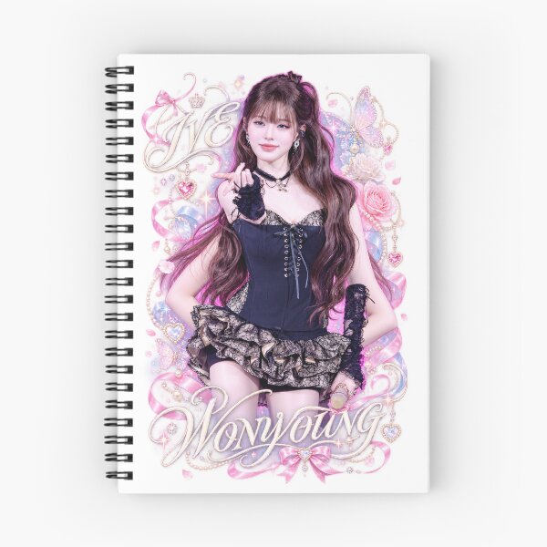 Item preview, Wonyoung IVE Rose Wreath Sticker | Pink Satin Ribbon Frame designed and sold by Valereekmerch.