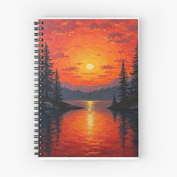 Item preview, Red Sunset designed and sold by Artnovalty.redbubble.com.