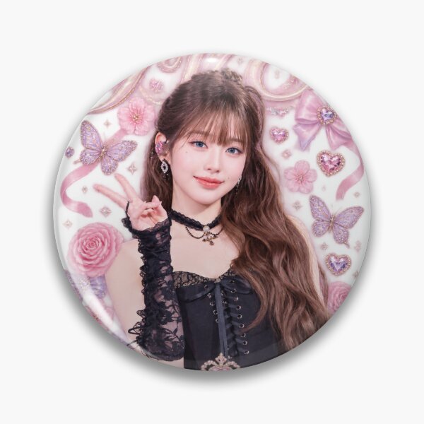Item preview, Wonyoung IVE Black Corset Hoodie | Heart Ribbon Photo Frame designed and sold by Valereekmerch.