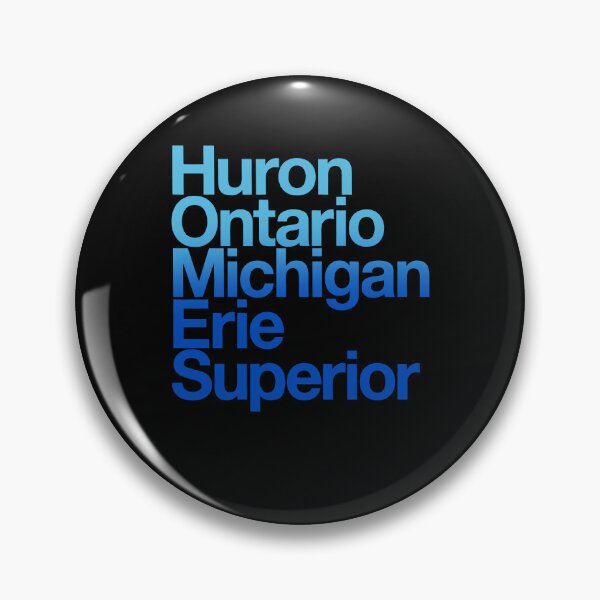 Item preview, Great Lakes Typography Design designed and sold by cerima.