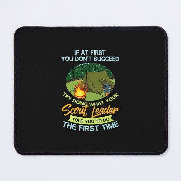 Item preview, Scout Leader Camping Humor Text Design designed and sold by sealescoz.