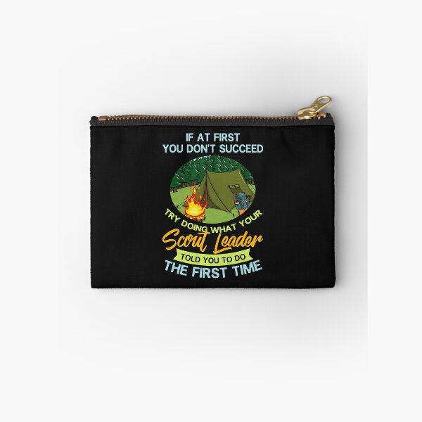 Item preview, Scout Leader Camping Humor Text Design designed and sold by sealescoz.
