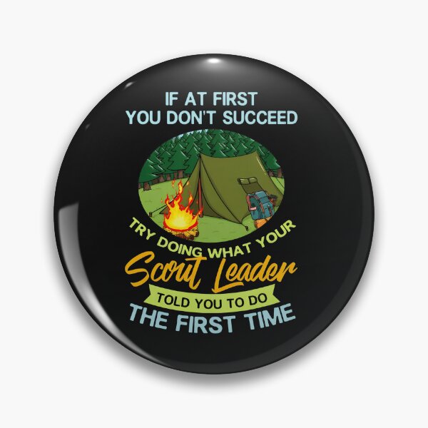Item preview, Scout Leader Camping Humor Text Design designed and sold by sealescoz.