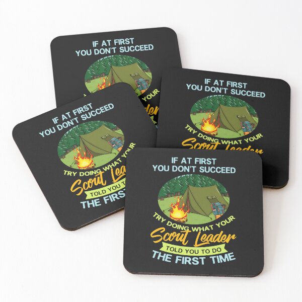 Item preview, Scout Leader Camping Humor Text Design designed and sold by sealescoz.
