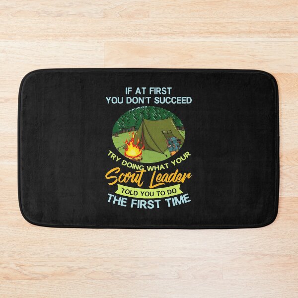 Item preview, Scout Leader Camping Humor Text Design designed and sold by sealescoz.