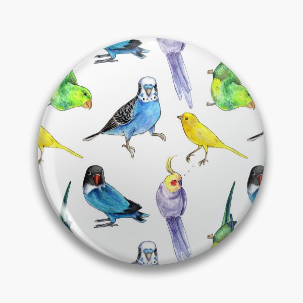 Item preview, Bird Watercolour pattern  designed and sold by EllenorMererid.