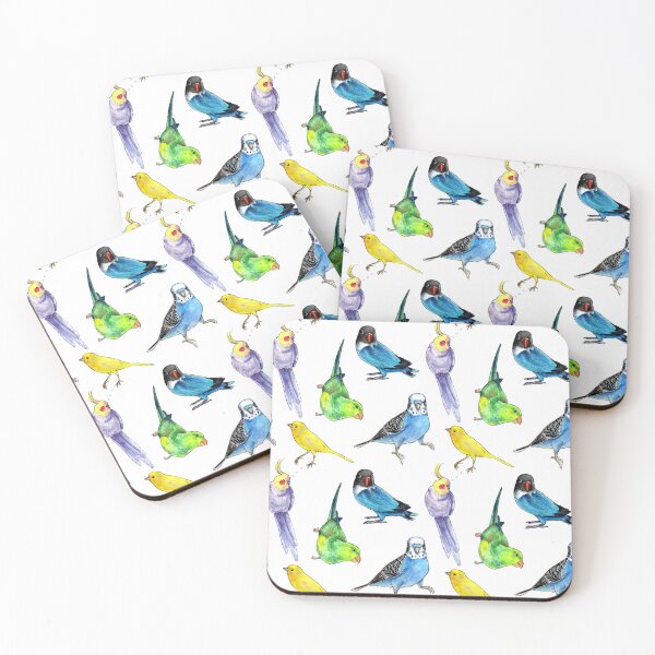 Item preview, Bird Watercolour pattern  designed and sold by EllenorMererid.