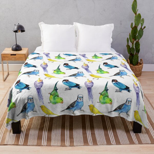 Item preview, Bird Watercolour pattern designed and sold by EllenorMererid.