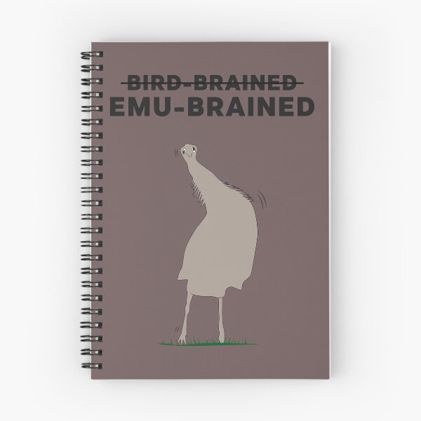 Item preview, Crazy emu, a designed and sold by RedPoppyStudio.