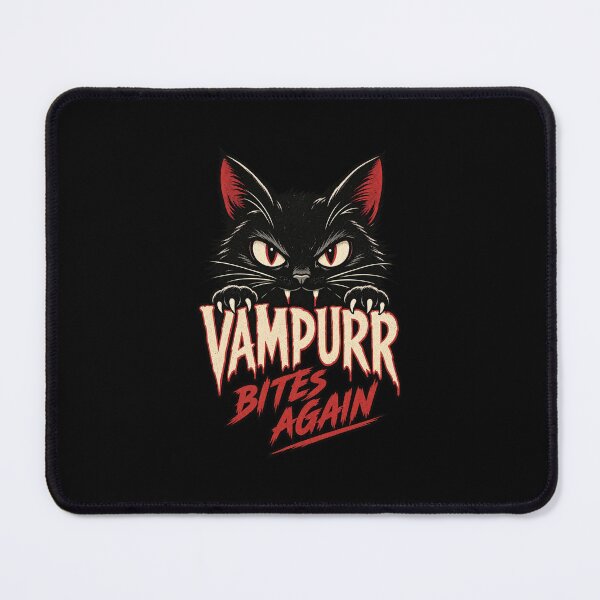 Item preview, Vampurr Bites Again funny cat  designed and sold by HiPatti.