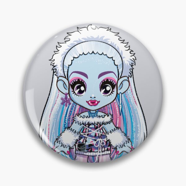 Item preview, Abbey Bominable Chibi Sticker - Monster High Inspired designed and sold by MerryGhoulRound.