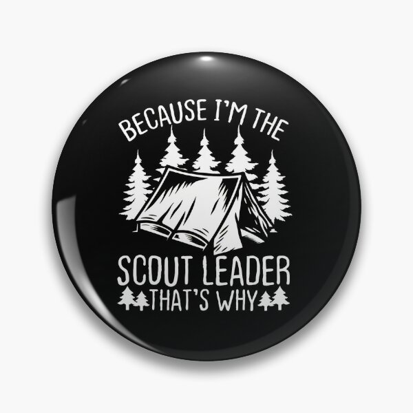 Item preview, Scout Leader Camping Tent Pine Trees Humor designed and sold by obbinkmik.