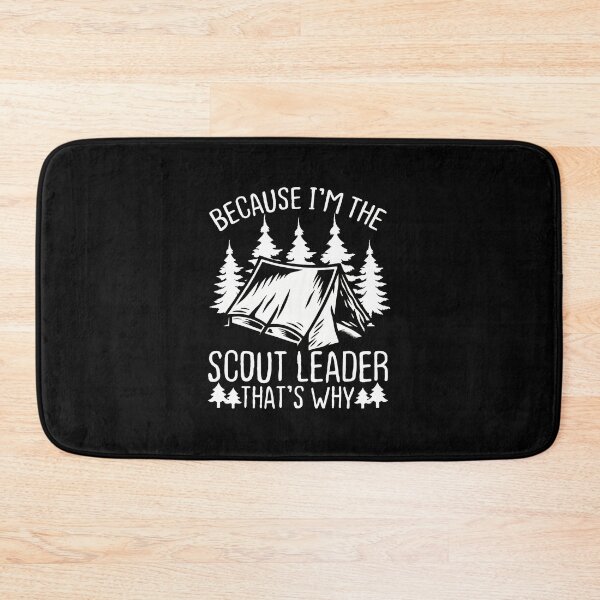 Item preview, Scout Leader Camping Tent Pine Trees Humor designed and sold by obbinkmik.