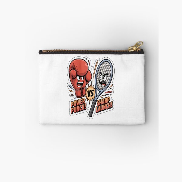 Item preview, Boxing Glove Versus Tennis Racket Power Sticker designed and sold by Imaginarium of Chaos falcon88 .