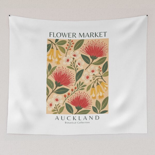 Item preview, Auckland - Mercado de flores designed and sold by StudioRedKoala.