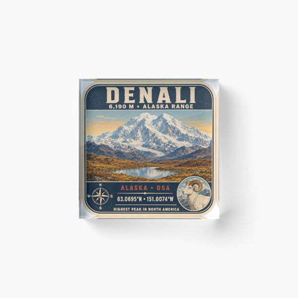 Item preview, Denali Alaska Mountain designed and sold by naturalsurvival.