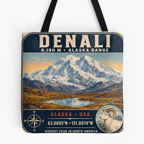 Item preview, Denali Alaska Mountain designed and sold by naturalsurvival.