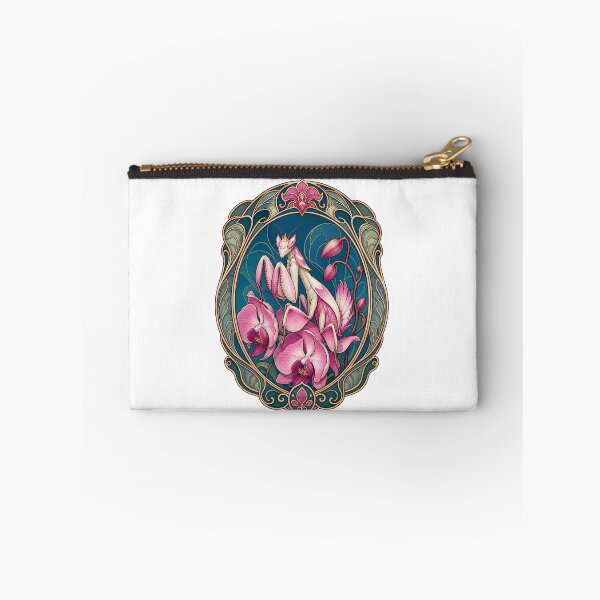 Item preview, Pink Orchid Mantis Art Nouveau Insect designed and sold by AntiqueImages.