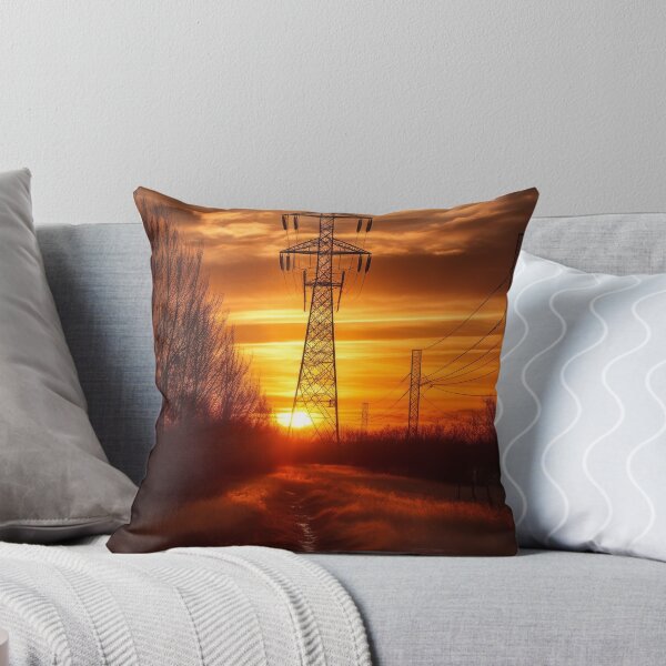 Item preview, Electricity Pylon Sunset Sky designed and sold by Pylon-Bureau.