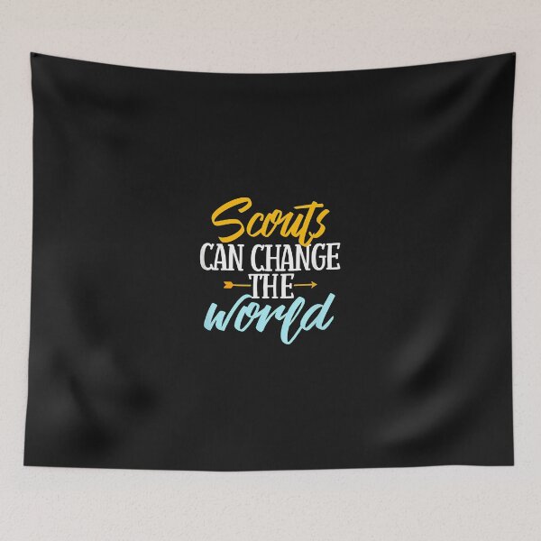 Item preview, Scouts Can Change The World Inspirational Graphic designed and sold by sealescoz.