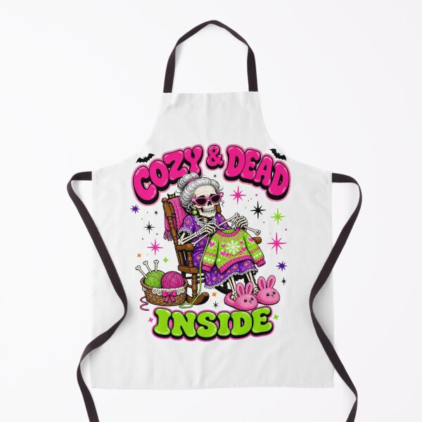 Item preview, Cozy And Dead Inside Funny Rocking Chair Skeleton Tee designed and sold by Design Vibras.