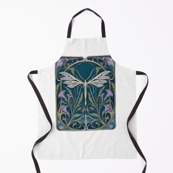 Item preview, Vintage Art Nouveau Plume Moth Floral Entomology designed and sold by AntiqueImages.