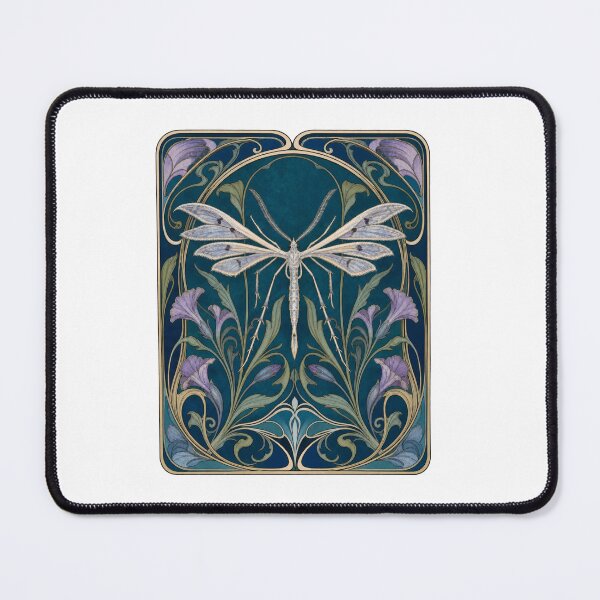 Item preview, Vintage Art Nouveau Plume Moth Floral Entomology designed and sold by AntiqueImages.