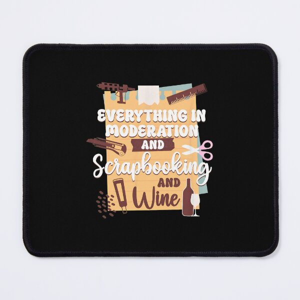 Item preview, Scrapbooking Wine Lover Funny Crafting Humor Apparel designed and sold by straitnee.
