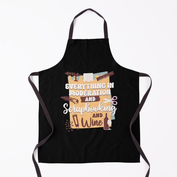 Item preview, Scrapbooking Wine Lover Funny Crafting Humor Apparel designed and sold by straitnee.